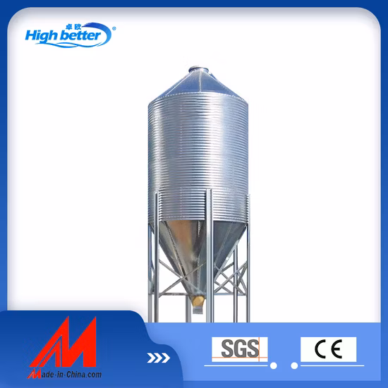 Silo de bac d'alimentation de plaque d'acier galvanisé à chaud de prix d'usine pour le poulet